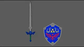 (3D Asset) Zelda weapons