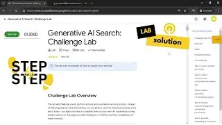 Generative AI Search: Challenge Lab