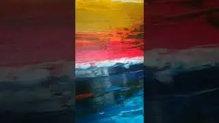 Abstract ocean view | Oil Painting #art #abstraction #absract #painting #opensea