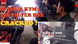 KTM Duke/RC 390 Air Filter Box Crack | Problem | Replacement | Check out yours also | Must Watch !