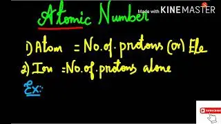 Atomic number/ Definition