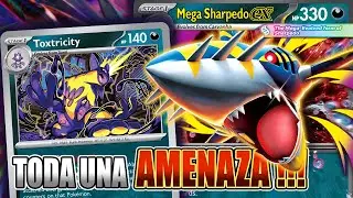 🦈 Este Deck de Mega SHARPEDO ex Es INCREIBLE! Pokemon TCG/  Phantasmal Flames