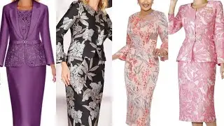 most trending dress of champagne Italy 3peace women church suits in novelty brocade with jackets des
