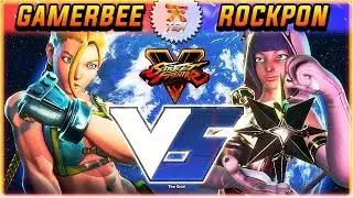 SFV/SF5 ✪ GAMERBEE VS ROCKPON | RANKED MATCH - STREET FIGHTER V