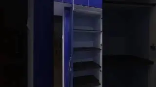Profile light false Ceiling And Simple Modular Kitchen Tv Unit And Pooja Unit