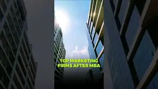 Top Marketing firms after MBA