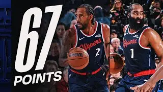 Kawhi & Harden Combine For 67 PTS Against The Hornets | January 12, 2026