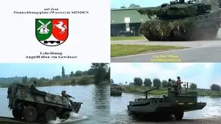 2016 Bundeswehr Lehrübung - Angriff über ein Gewässer in Minden - Teil 1/2