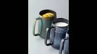 Ceramic Mug wholesale in China Ceramics Coffee Mugs 24 oz Large Handle Design#ceramic