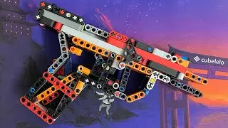 Lego technic blowback glock 19 shooting(rubberbands)Instructions link in description