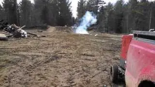 Blowing up a washing machine