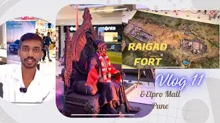 Unbelievable! Raigad Fort Recreated Inside Elpro City Square Mall | Pune Vlog | Bhushan Unfolded