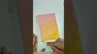 how draw / paint a simple scenery step by step easy tutorial for beginners#shorts #youtubeshorts
