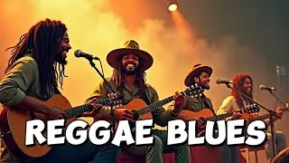 Reggae Blues Jazz Night Vibes 🎷 Smooth Instrumental Music for Rain & Caf&eacute;