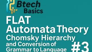 Chomsky Hierarchy and conversion of grammar to language||FLAT||TOC||for btech students...#btech