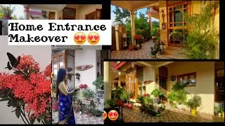 Home Entrance Makeover 🏡😍😍 #homedecor  #entrywaymakeover #entrywaydecor #garden #entrywaydecor