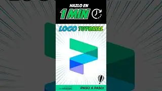 ✨⚡ LOGO P - CREA LOGOS en 1 MINUTO en CorelDRAW @DelcaX  #corel #logo #coreldraw