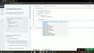Hackerrank Javascript Skills Certification Solutions | Step Counter in Javascript