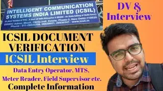 icsil recruitment 2023 | icsil interview | icsil document verification | icsil kya hai #icsil