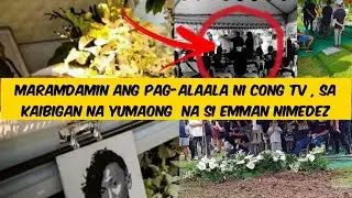 maramdamin ang pag-alaala ni cong tv sa kaibigan na si emman nimedez, libing ni Emman dinagsa