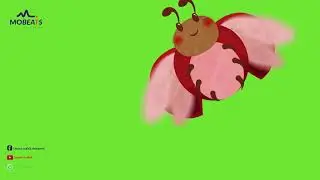 flying bug green screen animation- حشرة تطير كرتون شاشة خضراء