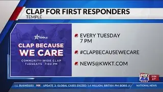 Temple thanks essential workers with &lsquo;Clap Because We Care&rsquo;