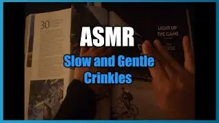 ASMR Crinkle for Sleep Relaxation No Talking Tingles Magazine Turning Pages Slow Gentle Triggers