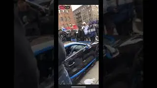 El alfa usando su  Bugatti  en New York #elcherryscom #elalfaeljefe #alofoke