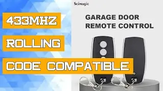 433MHZ Rolling code compatible STYLO2K STYLO4K STYLO Remote Control Garage Gate motors which