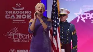 CPAC 2019 - Kaya Jones singing the National Anthem