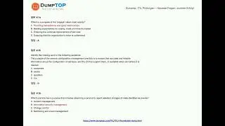 [2025-11] 즉시 다운로드 Dumptop ITIL ITIL-4-Foundation 질문과 답변 (Q28-Q43)