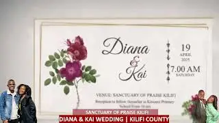 DIANA WEDS PRESENTER KAI WEDDING CEREMONY | DATE: 19/4/2025