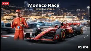 Monaco Race LIVE 🏎️ | Ferrari F1 24 Action