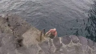 Tom McCarthy swimming Los Gigantes 2017