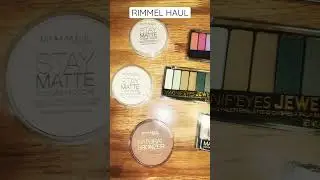 LOVE AFFORDABLE MAKEUP! RIMMEL HAUL #beauty #makeup #shorts