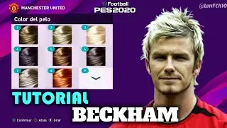 ПОЛНОЕ РУКОВОДСТВО | КАК СОЗДАТЬ БЕКЧАМА В PES 2020 | КАК СОЗДАТЬ | ЛИЦО И СТАТИСТИКА | LuisFCH