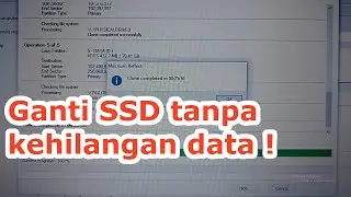 Notebook ASUS X200M - Cara ganti SSD tanpa hilang aplikasi software dan data