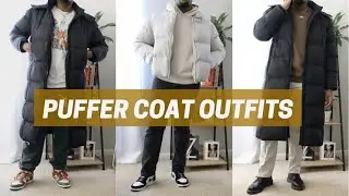Men's Puffer Jacket Outfits | Winter Fashion Style 2022