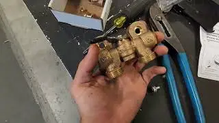 Replacing a Symmons W400 washing machine valve