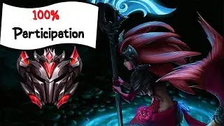 League of Legends: Wild Rift Record - NAMI BUT IM GRANDMASTER AND HAVE 100% KILL PARTICIPATION