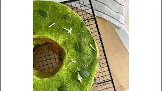 Home Cafe: Matcha Green Tea&Black Bean cake | patthama