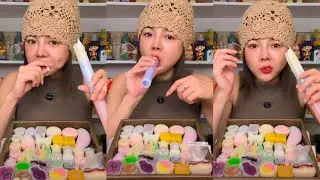 EATING WAX BOTTLE CANDY MUKBANG EATING SOUNDS​ #36 #waxcandy #eating #wax