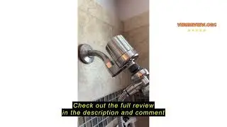 Review Kitsch Shower Filter Replacement Cartridge, Multi-Stage Hard Water Softener Shower Head Filte