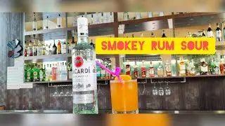 How to make Smokey rum sour