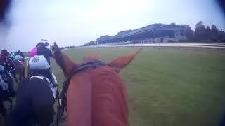 Tyler Gaffalione wears a JockeyCam at Keeneland | HorseRacing.net/us