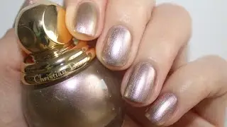 DIOR Diorific Nail Polish 227 Gris Or, Holiday 2015