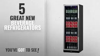 Top 10 Kingsbottle Beverage Refrigerators [2018]: KingsBottle 450 Can Beverage Cooler, Stainless