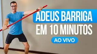 EMAGRECER RÁPIDO COM BASTÃO | Aula de ginástica para emagrecer usando um cabo de vassoura