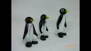 Kunstglas Handarbeit Tierfiguren