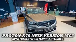 PROTON X70 NEW VERSION MC3 SPEC EXECUTIVE 1.5 TURBO 4 CYLINDER KELABU JET GREY
